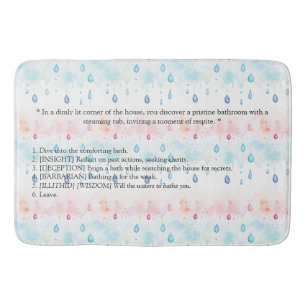 Baldur's Gate 3 Inspired Bath Mat