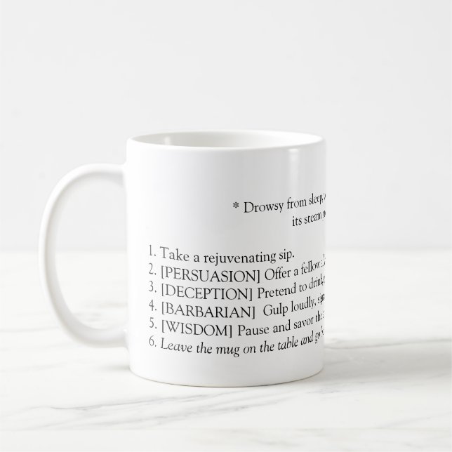 Baldur's Gate 3 Inspired Personalized  Coffee Mug (Left)