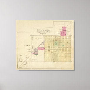 Baldwin City, Douglas County, Kansas Canvas Print