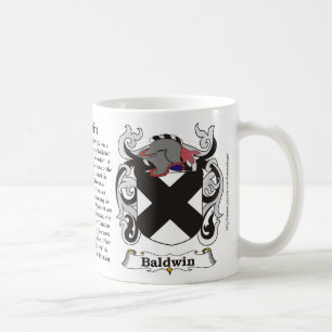 Baldwin Family Coat of Arms Mug