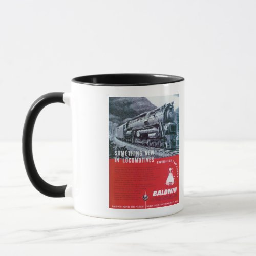 Baldwin Locomotive S_2 PRR Steam Turbine Mug