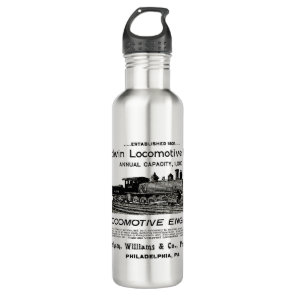 Baldwin Locomotive Works 1895    Stainless Steel Water Bottle