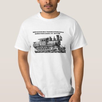 Baldwin Locomotive Works Camelback #415 T-shirt by stanrail at Zazzle