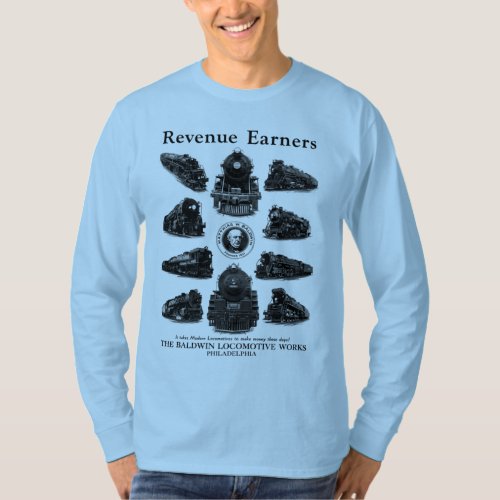Baldwin Locomotive Works Long Sleeve  T_Shirt