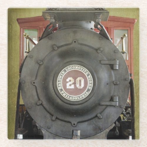 Baldwin Locomotive Works Train Engine Glass Coaster