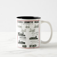 Baldwin Locomotive Works Two-Tone Coffee Mug