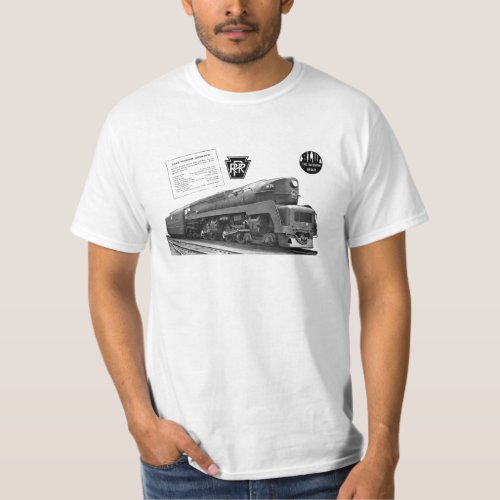 Baldwin_Pennsylvania Railroad T1 Steam Locomotive T_Shirt
