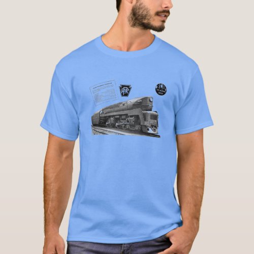 Baldwin_Pennsylvania Railroad T_1 Steam Locomotive T_Shirt