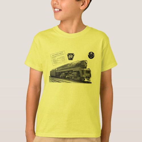 Baldwin_Pennsylvania Railroad T_1 Steam Locomotive T_Shirt