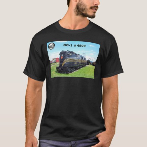 Baldwin _ PRR  Locomotive GG_1 4800 T_Shirt
