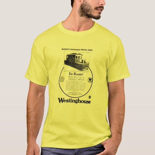 Baldwin-Westinghouse Locomotive 1923 T-Shirt (Front)