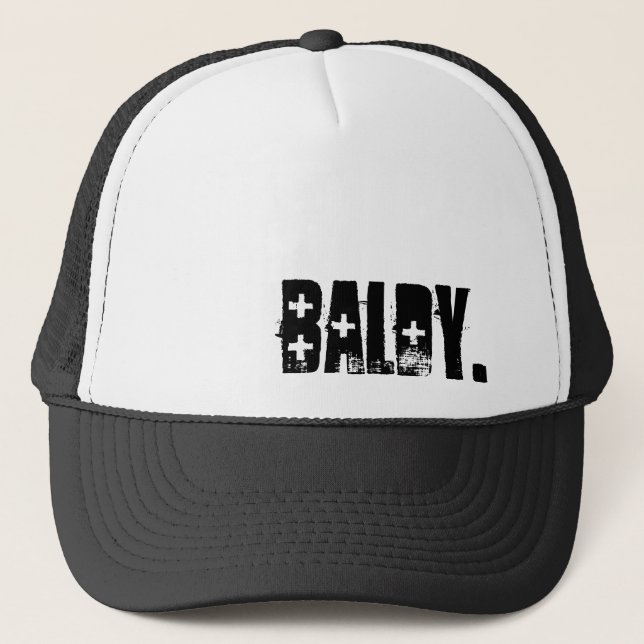 Baldy Trucker Hat (Front)