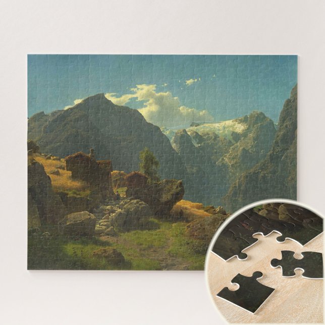 Bale beach, Hans Fredrik Gude  Jigsaw Puzzle (Creator Uploaded)