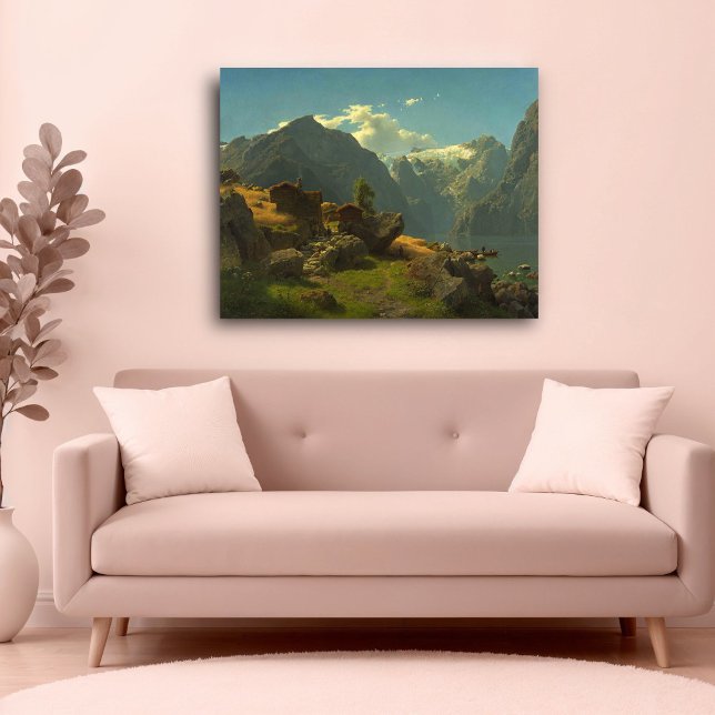 Bale beach, Hans Fredrik Gude Poster (Creator Uploaded)