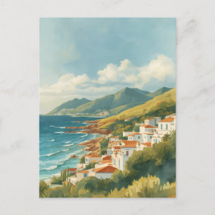 Balearic Islands Vintage French Riviera Travel Holiday Postcard