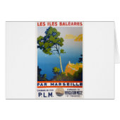 Balearic Islands Vintage French Travel (Front Horizontal)
