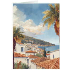 Balearic Islands Vintage French Travel Card