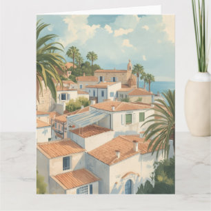 Balearic Islands Vintage French Travel Card