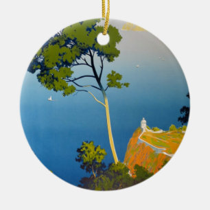 Balearic Islands Vintage French Travel Ceramic Ornament