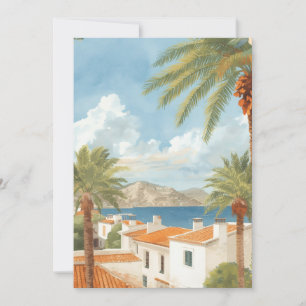 Balearic Islands Vintage French Travel Holiday Card
