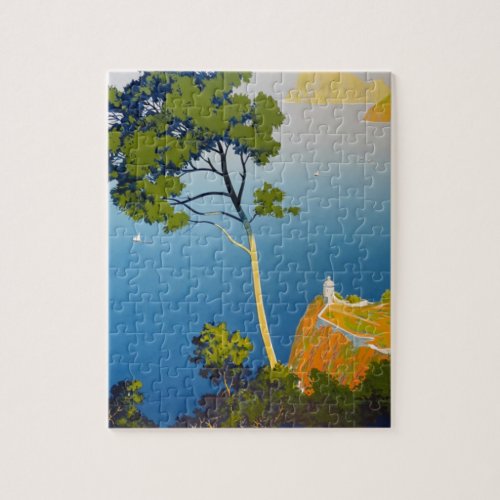 Balearic Islands Vintage French Travel Jigsaw Puzzle