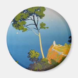 Balearic Islands Vintage French Travel Magnet