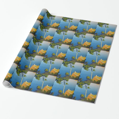 Balearic Islands Vintage French Travel Wrapping Paper