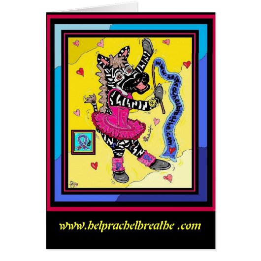 Baleeria Zebra Card (Front)