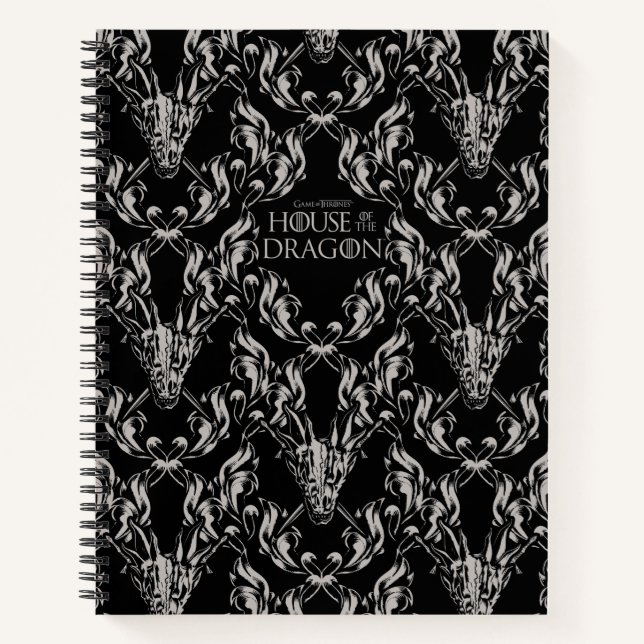 Balerion Skull Pattern Notebook (Front)