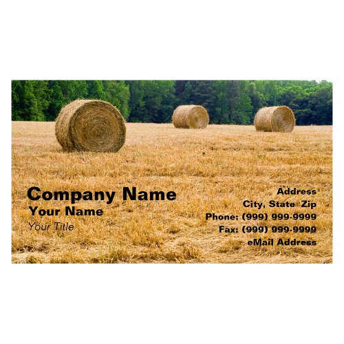 Bales of Hay Business Card