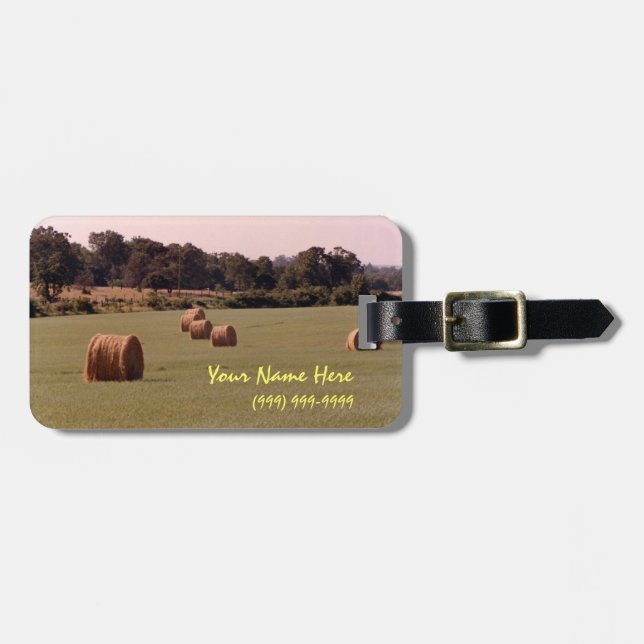 Bales Personalized Luggage Tag (Front Horizontal)
