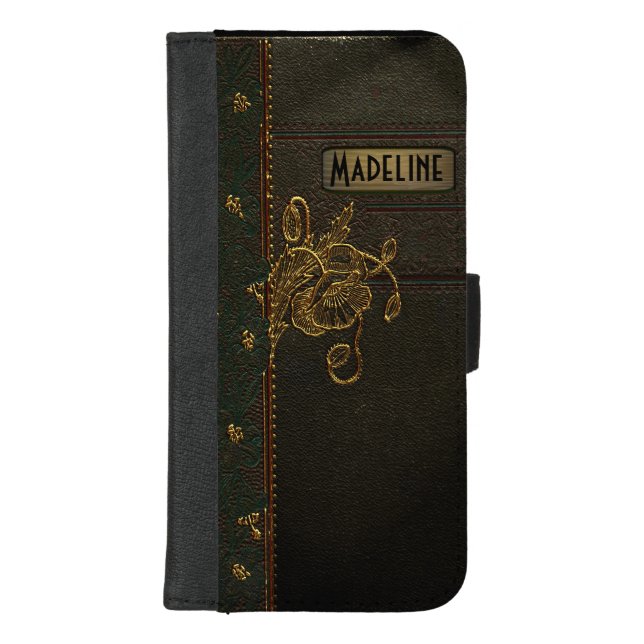 Balestrate Beautiful Monogram iPhone Wallet Case (Front)