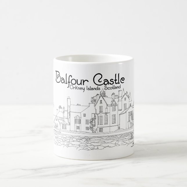 Balfour Castle Scotland Coffee Mug (Center)