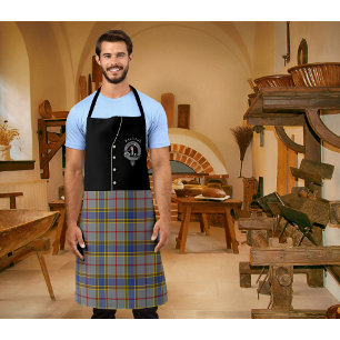 Balfour Clan Badge & Tartan Kilt Apron