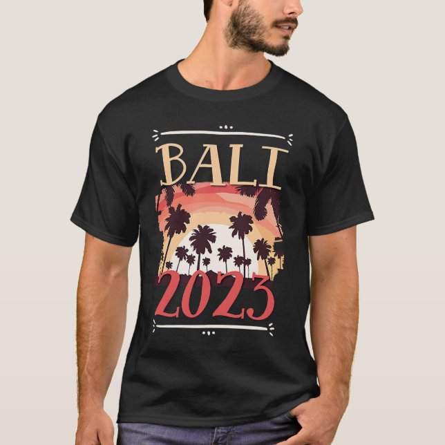 Bali 2023 Travel Vacation Team T-Shirt (Front)