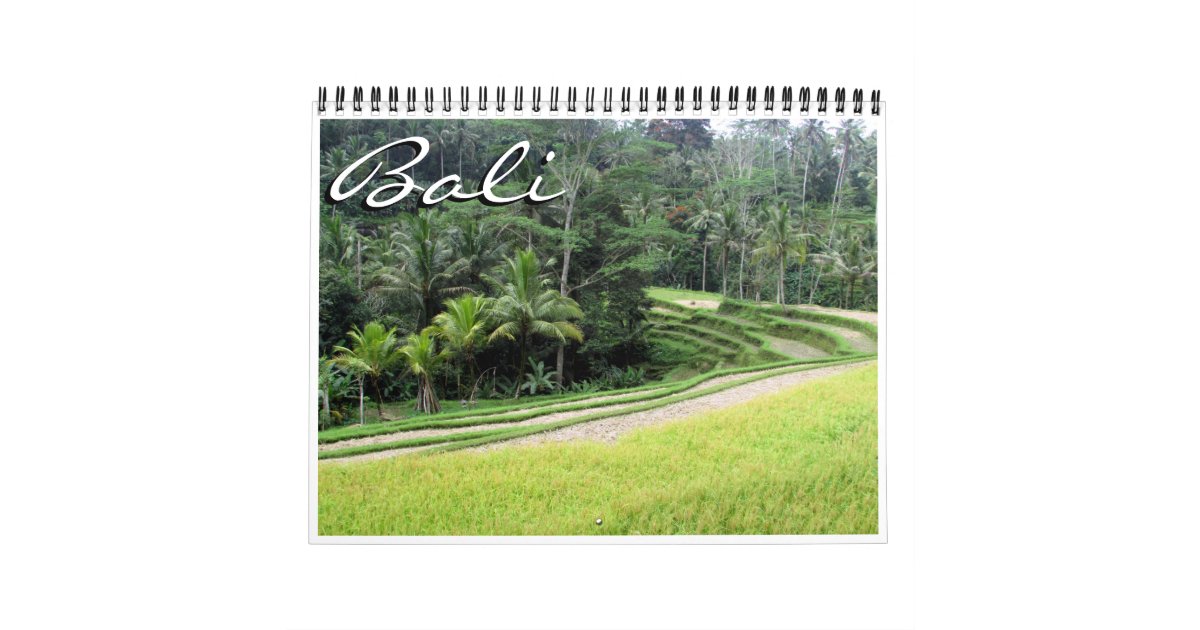 bali 2024 calendar Zazzle