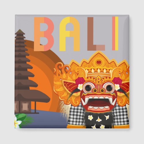 Bali Barong  Dancer Magnet