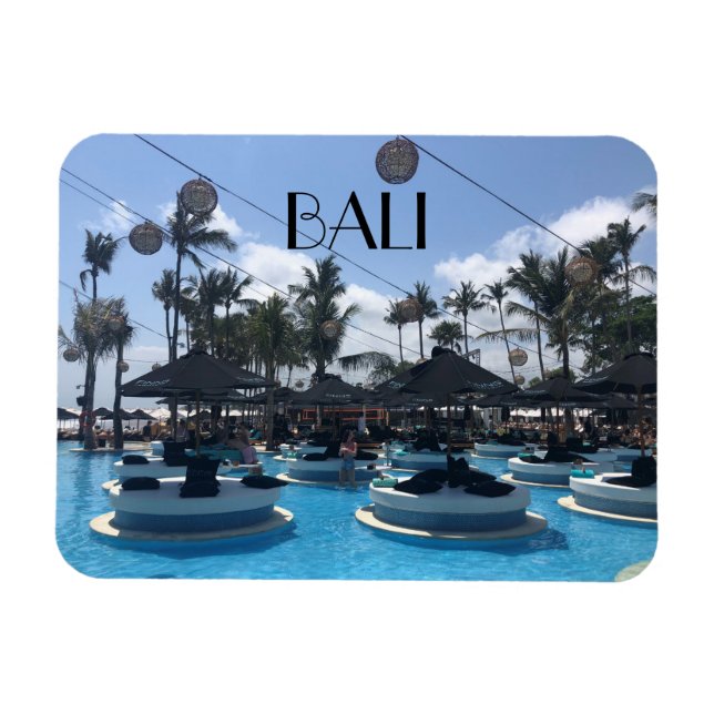 bali beach club magnet (Horizontal)