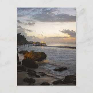 Bali beach view postcard