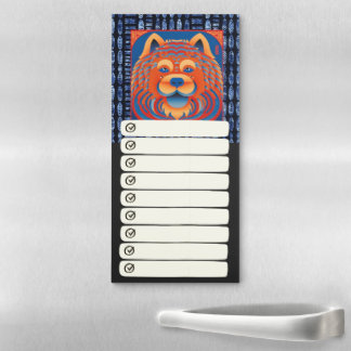 BALI BLISS Chow dog Magnetic Notepad