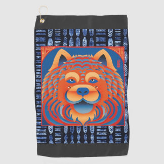 BALI BLISS Chow dog ringside Golf Towel