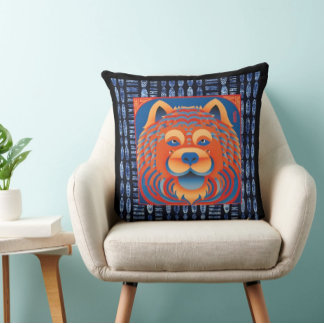BALI BLISS Chow dog  Throw Pillow