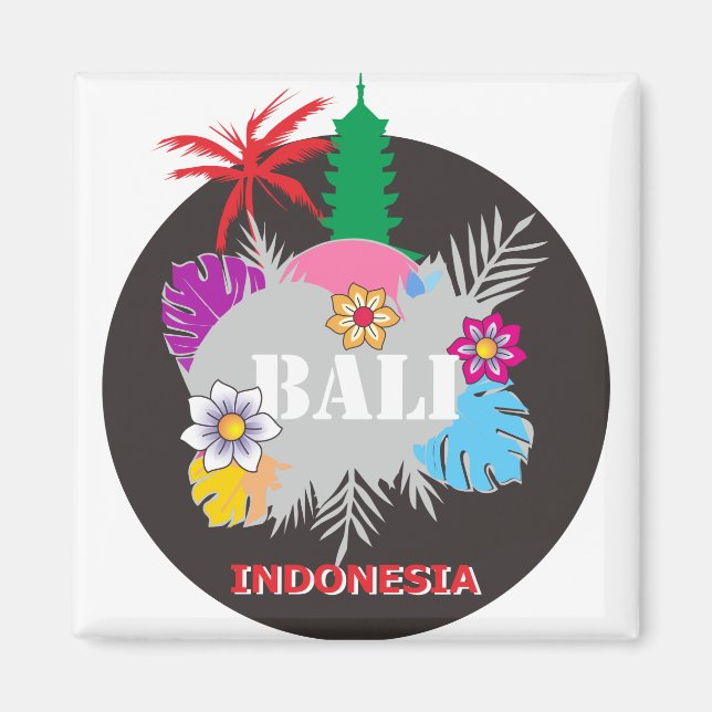 Bali Colorful Magnet (Front)