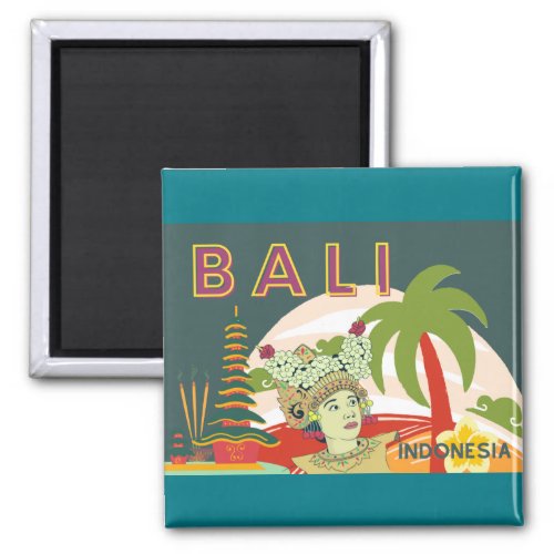 Bali Dancer Holiday Gifts Magnet