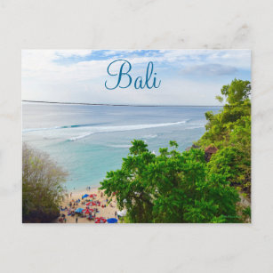 Bali Denpasar Beach Indonesia Postcard