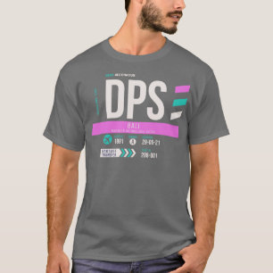 Bali DPS Airport Code Baggage Tag 1 T-Shirt