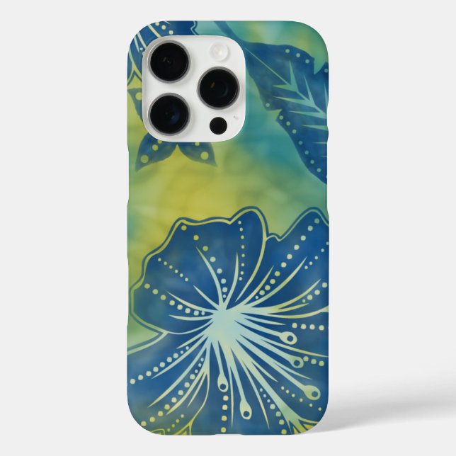 Bali Flower Batik Tropical  Case-Mate iPhone Case (Back)