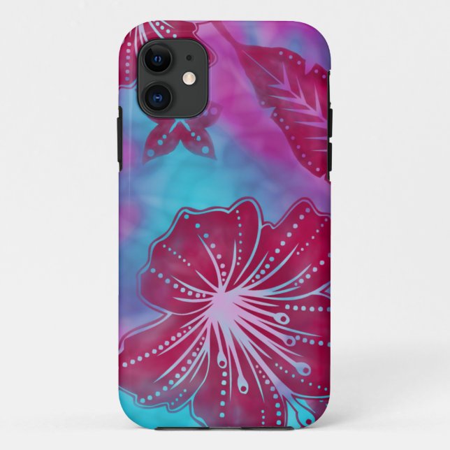 Bali Flower Batik Tropical  iPhone 5 Case (Back)