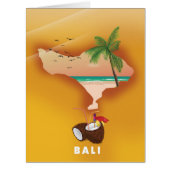 Bali illustrated map (Front)