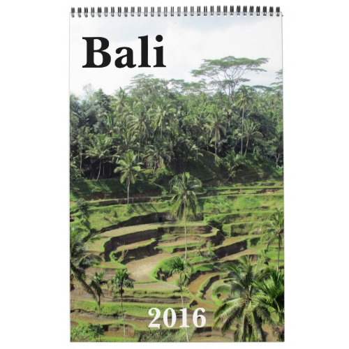 bali indo 2016 calendar